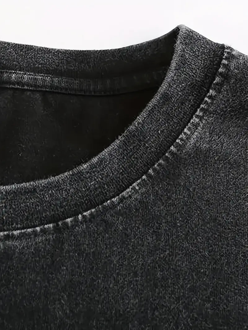 Gofret Wear Sanatsal Baskılı Oversize T-shirt