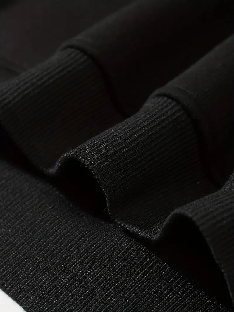 Siyah Unisex Oversize Barış Güvercini Baskılı Sweatshirt