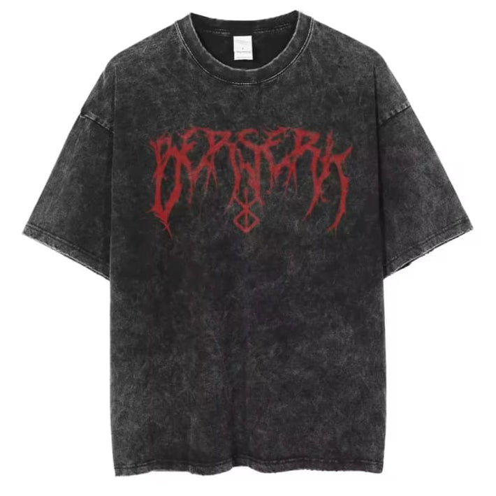 Gofret Wear Berserk New 13 Yıkamalı Oversize T-shirt
