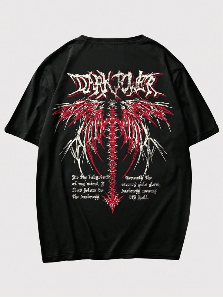 Gofret Wear Dark Siyah Oversize Unisex T-Shirt