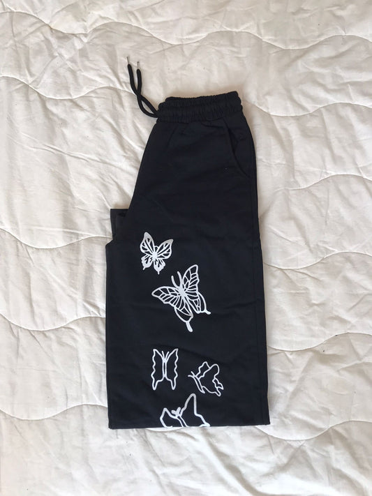 Kelebek Desenli Unisex Eşofman