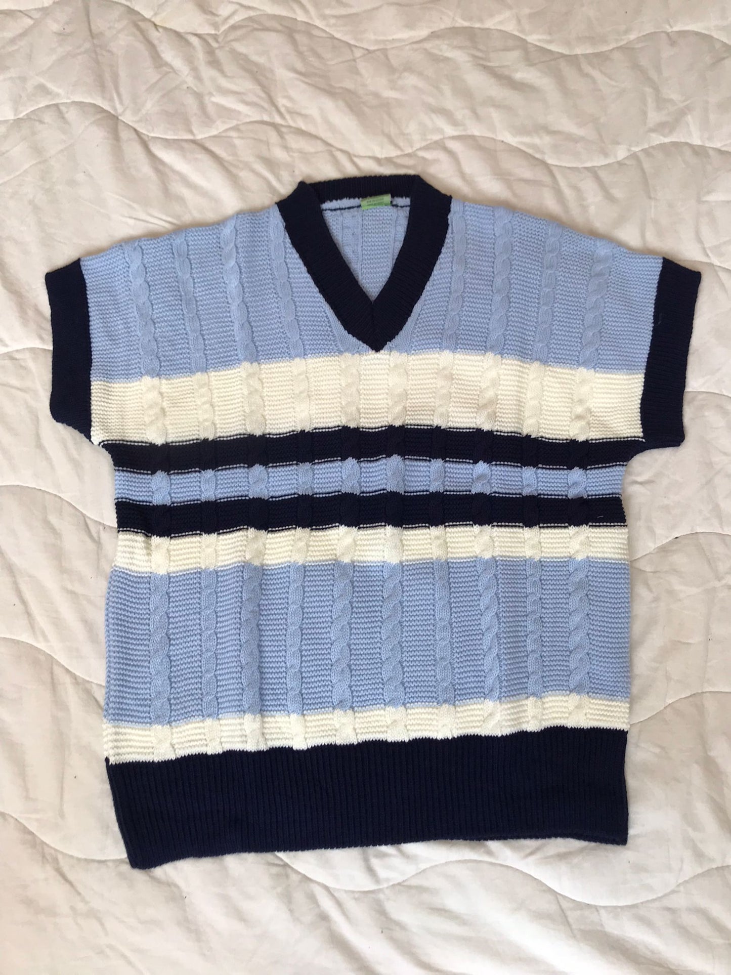 Çizgili Unisex Streetwear Süveter