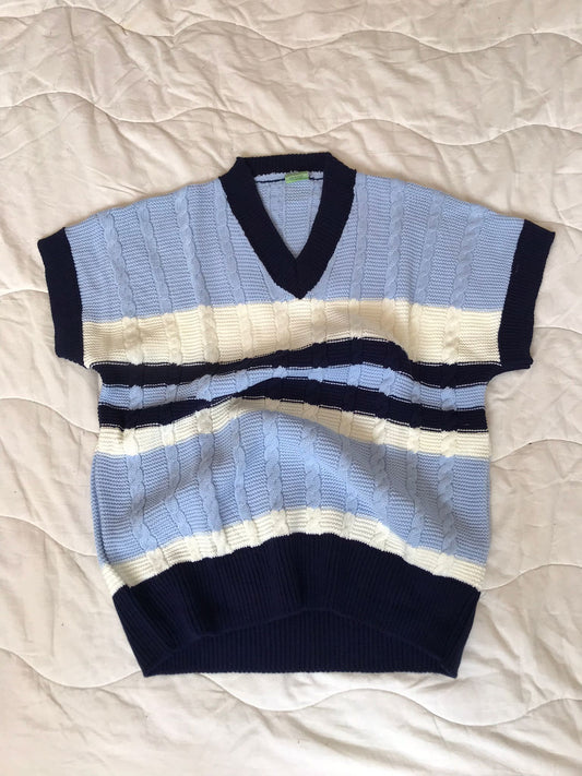 Çizgili Unisex Streetwear Süveter