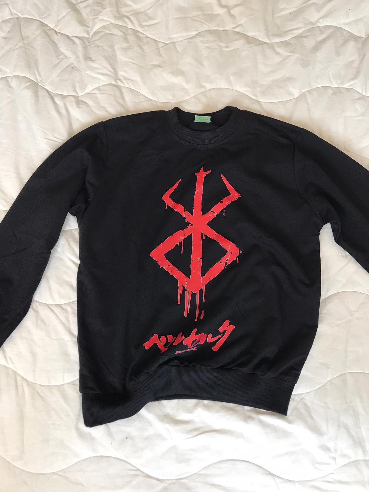 Berserk Siyah Streetwear Unisex Sweatshirt