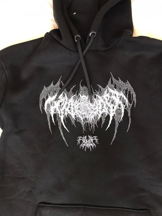 Siyah Streetwear Unisex Hoodie