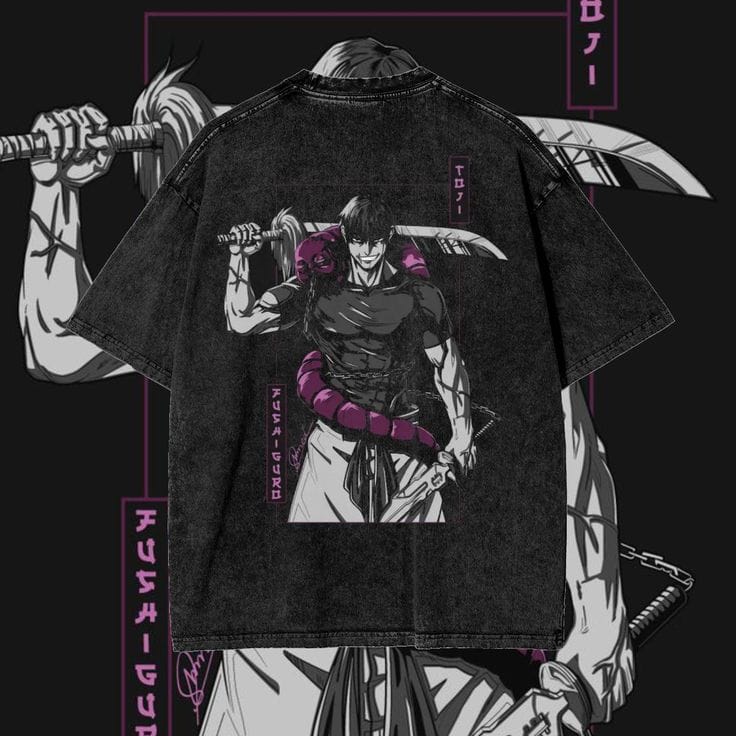 Gofret Wear Anime New 2 Yıkamalı Oversize T-shirt