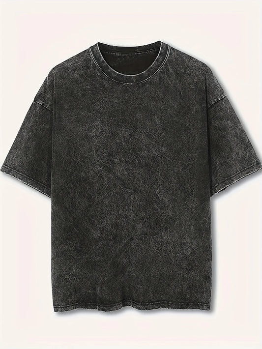 Gofret Wear Sırt Çiçek 2 Yıkamalı Oversize T-shirt