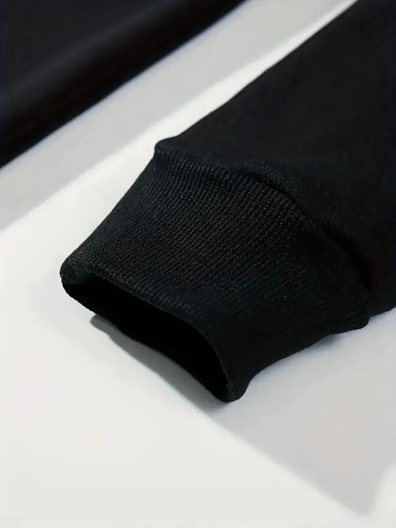 Siyah Unisex Oversize Süperman Sweatshirt