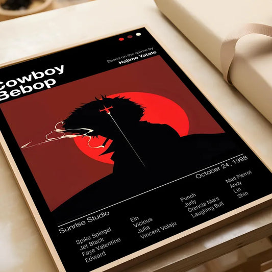 Anime Cowboy Bebop Poster Tablo