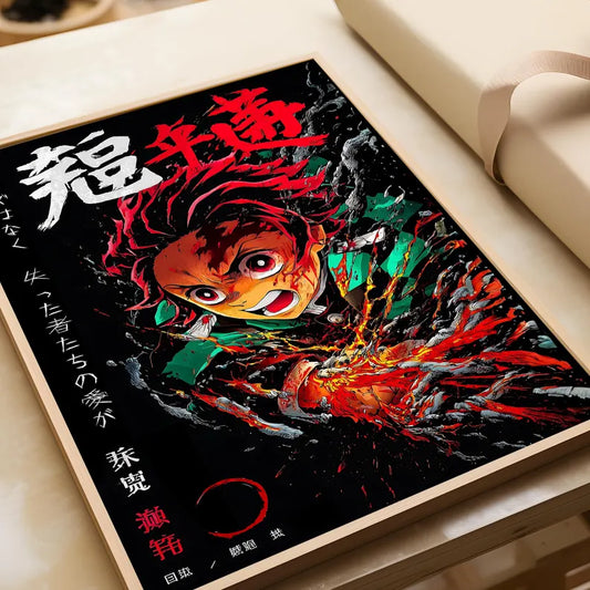 Anime Demon Slayer Tanjiro Kamado Tablo