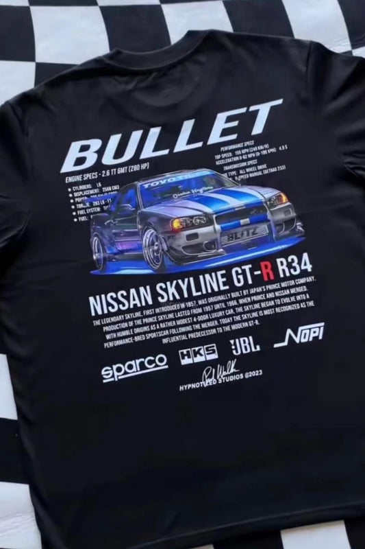 Honda - Nissan Baskılı T-shirt