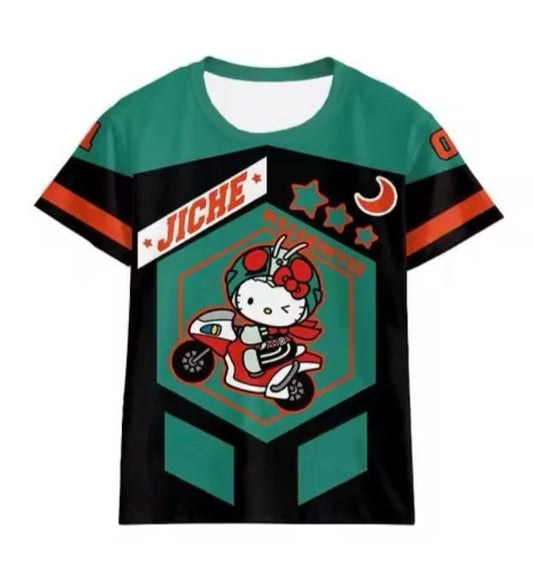Motorbike Hello Kitty Detail Unisex Jersey Forma