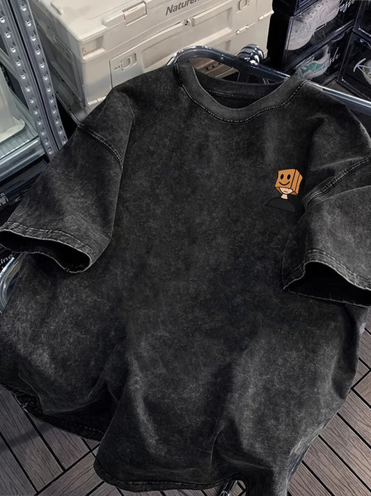 Gofret Wear  Figürlü Grafik Baskılı Oversize T-shirt