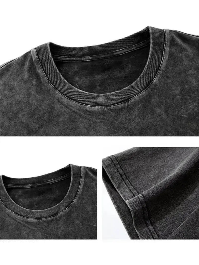 Gofret Wear Vintage Kedi Tasarımlı Oversize T-shirt