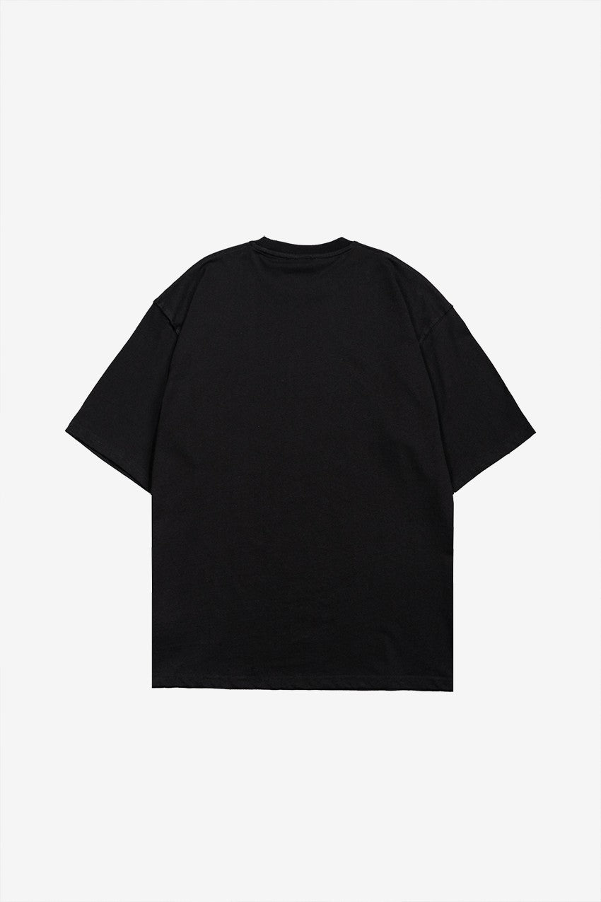 Gofret Wear Butterflys Siyah Unisex T-Shirt