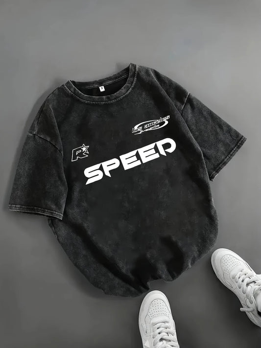 Gofret Wear SPEED Tasarımlı Oversize T-shirt
