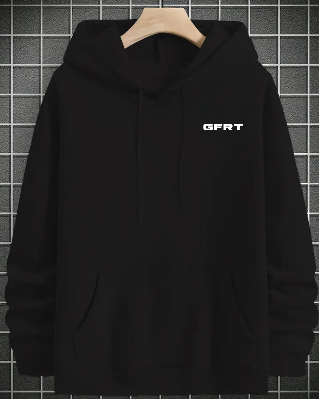 Siyah Unisex Oversize Gun Design Sweatshirt