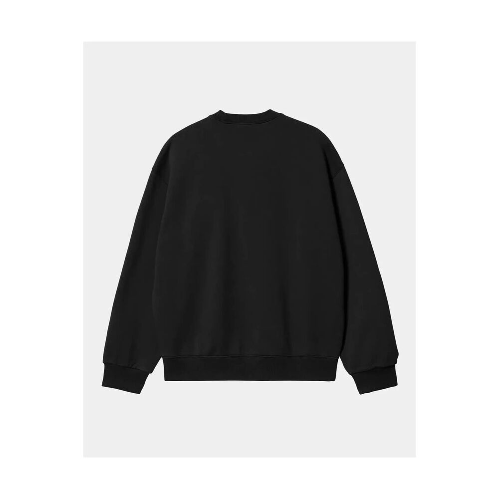 No Rise No Start Baskılı Siyah Unisex Oversize Bisiklet Yaka Sweatshirt