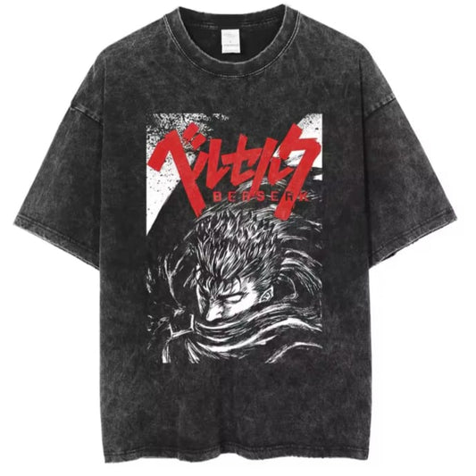 Gofret Wear Berserk New 1 Baskılı Oversize T-shirt