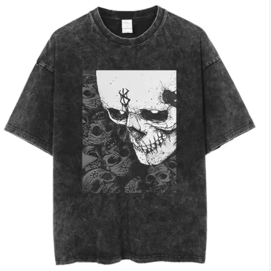 Gofret Wear Berserk New 8 Yıkamalı Oversize T-shirt