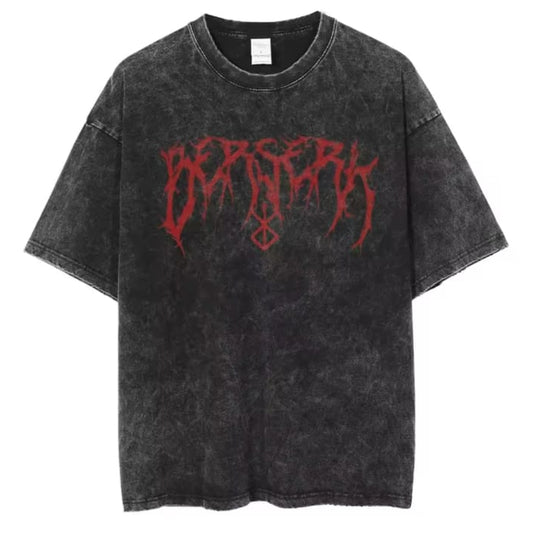 Gofret Wear Berserk New 13 Yıkamalı Oversize T-shirt