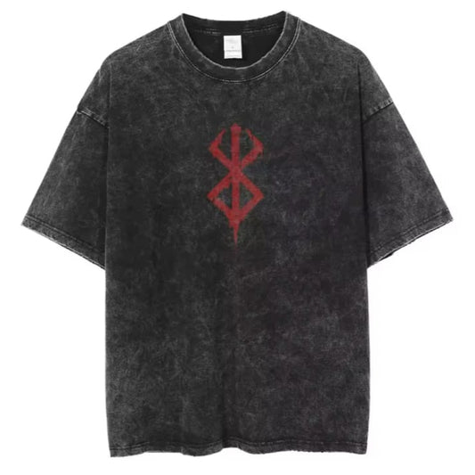 Gofret Wear Berserk New 16 Yıkamalı Oversize T-shirt