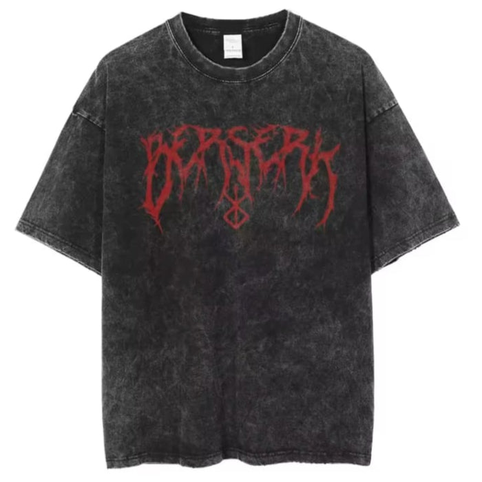 Gofret Wear Berserk New 18 Yıkamalı Oversize T-shirt