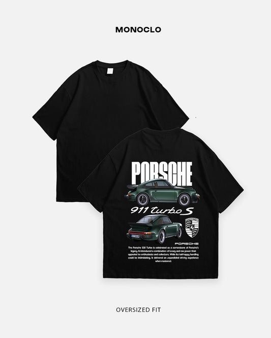 Gofret Wear 911 Turbo Siyah Unisex T-Shirt