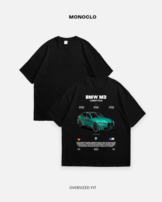 Gofret Wear M3 Siyah Oversize Unisex T-Shirt