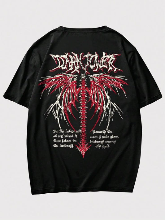 Gofret Wear Dark Siyah Oversize Unisex T-Shirt
