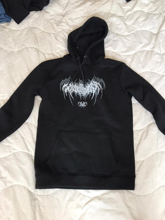 Siyah Streetwear Unisex Hoodie