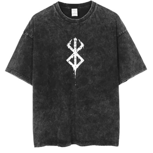 Gofret Wear Berserk New 14 Yıkamalı Oversize T-shirt