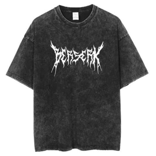 Gofret Wear Berserk New 17 Yıkamalı Oversize T-shirt