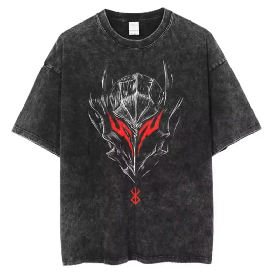 Gofret Wear Berserk New 19 Yıkamalı Oversize T-shirt