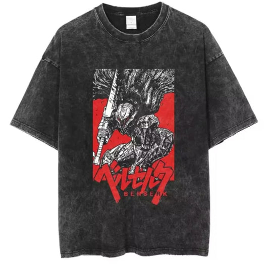 Gofret Wear Berserk New 20 Yıkamalı Oversize T-shirt
