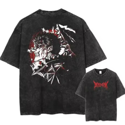 Gofret Wear Berserk New 23 Yıkamalı Oversize T-shirt
