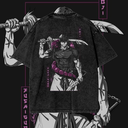 Gofret Wear Anime New 2 Yıkamalı Oversize T-shirt