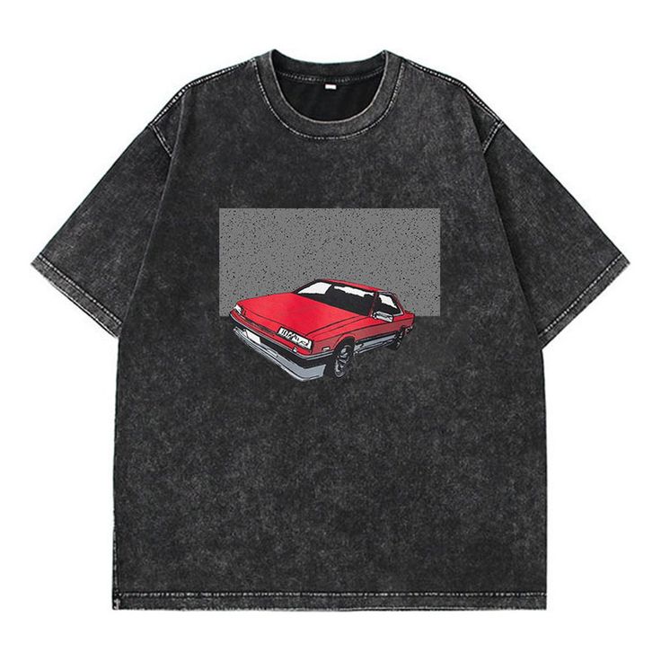 Gofret Wear Car 1 Yıkamalı Oversize T-shirt