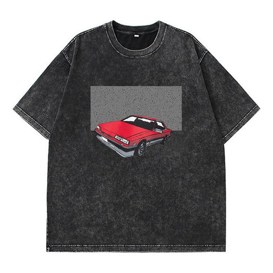 Gofret Wear Car 1 Yıkamalı Oversize T-shirt