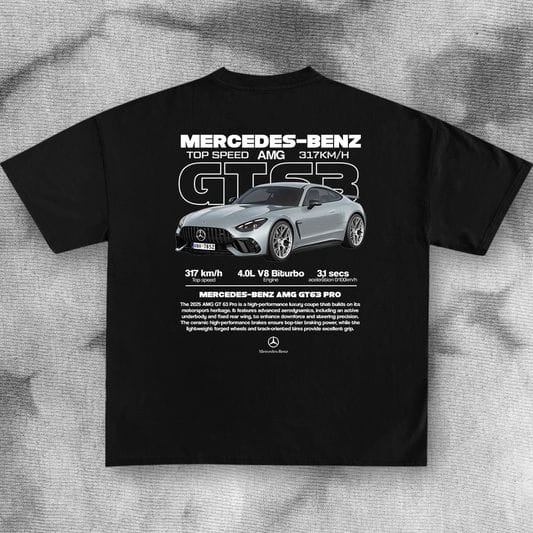 Gofret Wear M. Benz Siyah Unisex T-Shirt