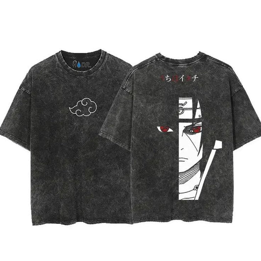 Gofret Wear Naruto New 1 Yıkamalı Oversize T-shirt