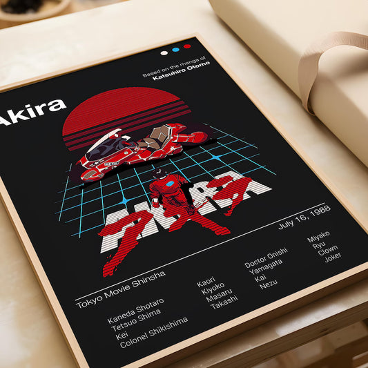 Anime Akira Poster Tablo