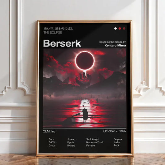 Anime Berserk Poster Tablo