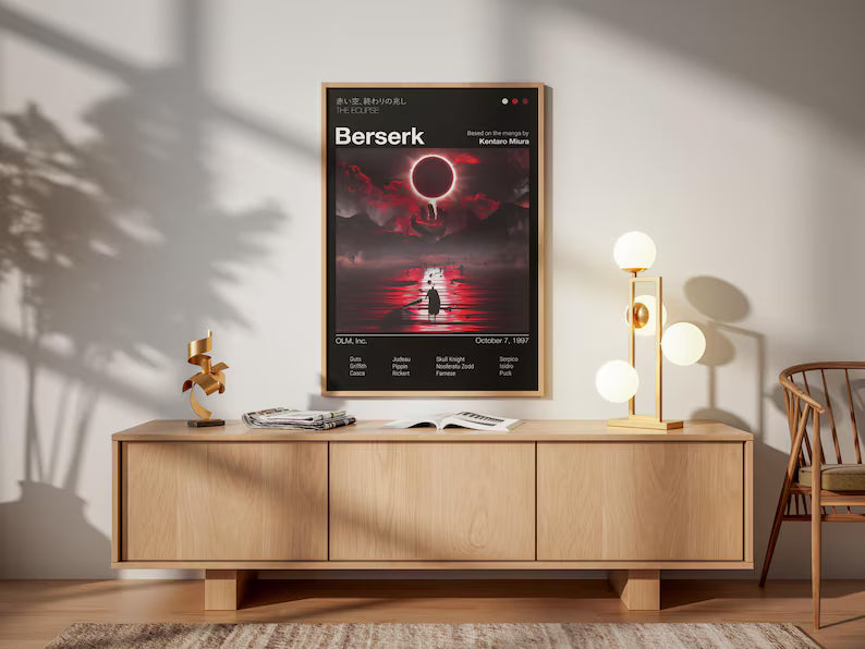 Anime Berserk Poster Tablo