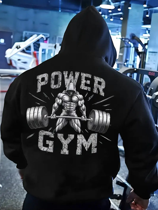 Siyah Unisex Oversize GYM Sweatshirt