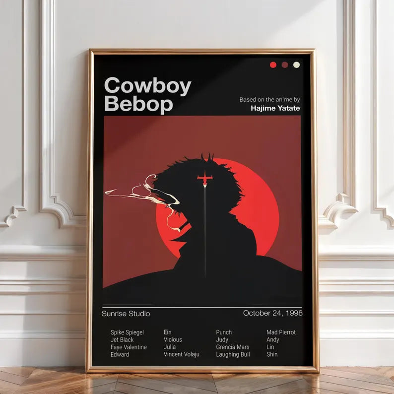 Anime Cowboy Bebop Poster Tablo