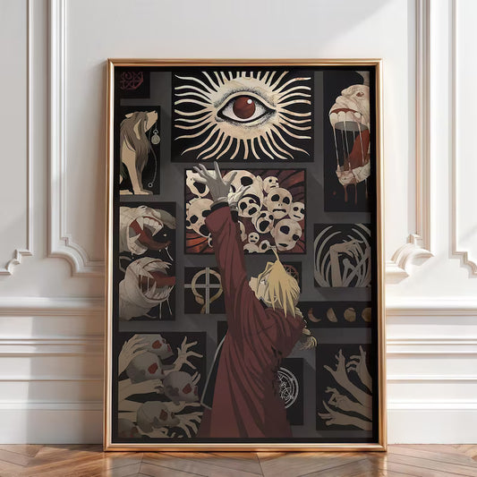 Anime Fullmetal Alchemist Edward Elric Tablo