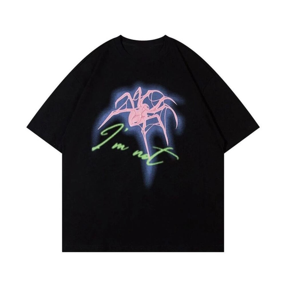 Siyah Spider I'm Not Unisex T-Shirt