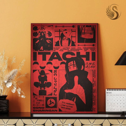 Anime Naruto Itachi Uchiha Tablo