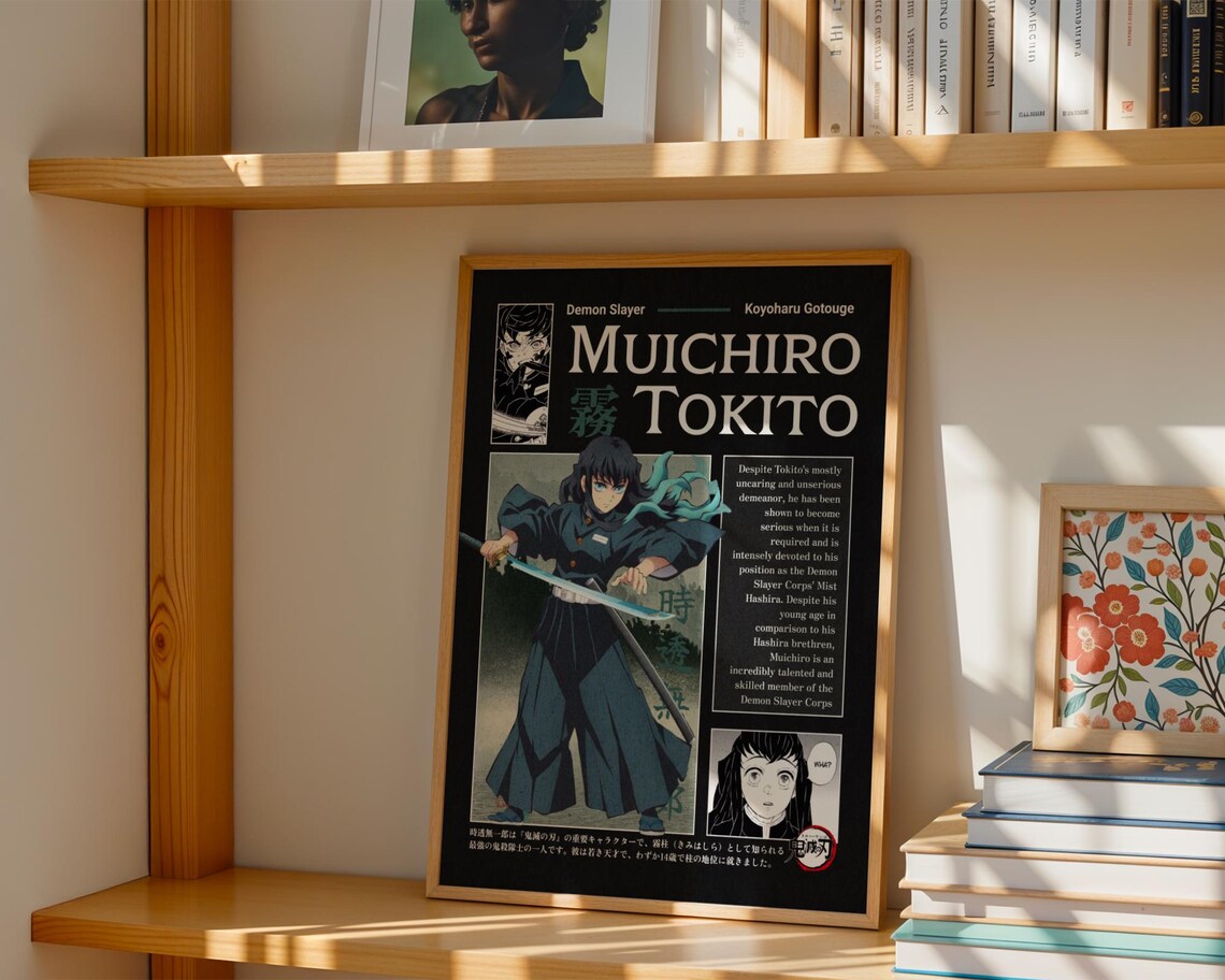 Anime Demon Slayer Muichiro Tokito Tablo